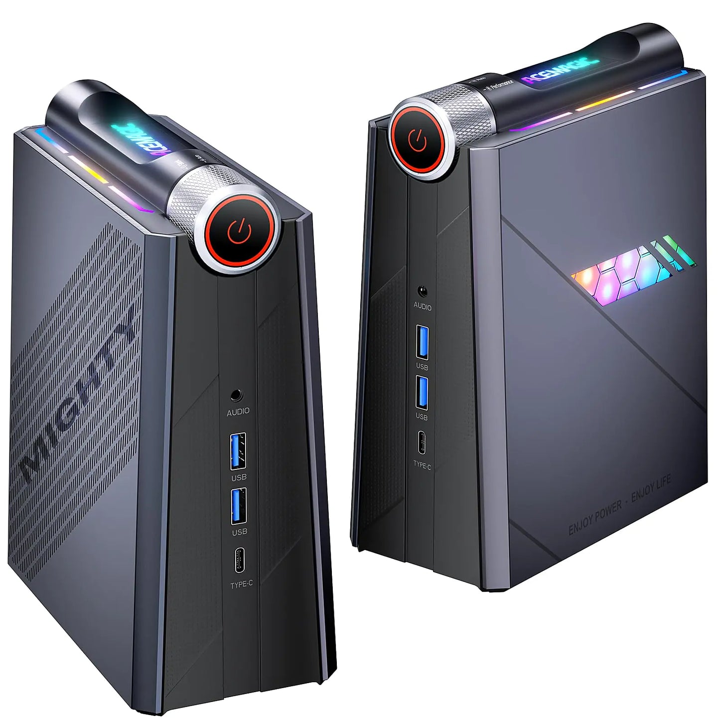 ACEMAGIC Mini PC i7-11700B (8C/16T up to 4.8GHz) Mini Computer 16GB DDR4 512GB NVMe SSD Mini PC 4K Triple Display/WiFi6/BT5.2 Home&Office Mini Desktop Computers