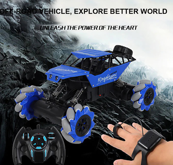 Gesture-Controlled Climbing Stunt RC Car for Kids